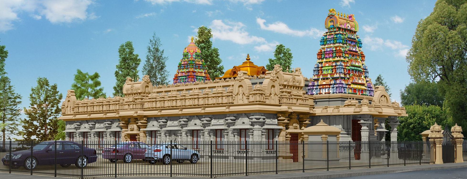 Temple Side View